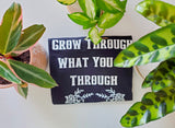 Grow Through what you Go Through (Woman's) T-Shirt