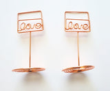 Love Metal Card Holder