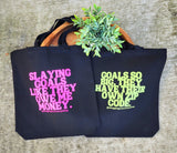 Goals Tote Bags