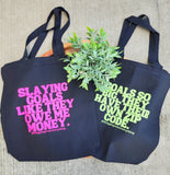 Goals Tote Bags