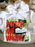 Watch Me Work Cropped Sweatshirt