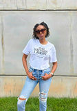 Chic Happens. I Adjust. Cropped T-Shirt
