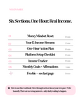GET PAID, NOT JUST POSTED Turn Your Content Into Passive Income (Even With Low Views) Digital Workbook