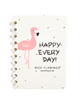 Mini Flamingo Spiral Notebook