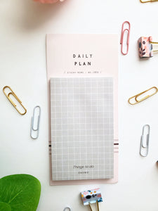 Mini Daily Plan Memo Pad