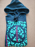 Peace and Tranquility Cropped Fleece Hoodie