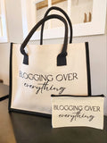 Blogging Over Everything Canvas Tote Bag