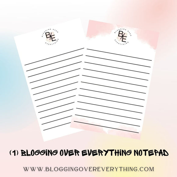 Blogging Over Everything Notepad
